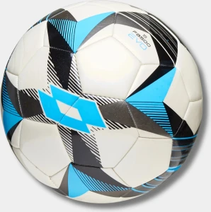 Футбольний м'яч Lotto BALL FB 500 EVO 5 біло-блакитно-чорний Розмір 5 218852/212285/5JG