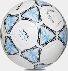Футзальний м'яч Lotto BALL FS TACTO 700 біло-блакитно-чорний Розмір 4 223031/223032/DR4