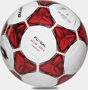 Футзальний м'яч Lotto BALL FS TACTO 700 біло-червоно-чорний Розмір 4 223031/223032/23B