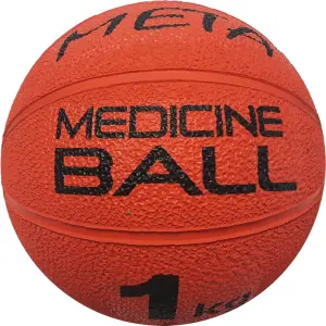 М'яч медичний (медбол) Meta COLOUR MEDICINE BALL 1 KG 17,5 см темно-помаранчевий 3000100100