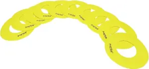 Набір плоских фішок з отворами Meta FLAT MARKER WITH HOLE SET OF 10 PK 19 см жовтий 2102005004