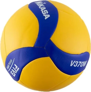 М'яч волейбольний Mikasa жовто-синій V370W Розмір 5