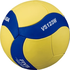 Волейбольный мяч Mikasa VS123W желто-синий Размер 5 VS123W