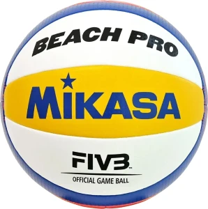 Мяч для пляжного волейбола Mikasa BEACH PRO бело-сине-желто-красный Размер 5 BV550C