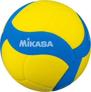 Волейбольный мяч Mikasa VS220W желто-голубой Размер 5 VS220W-Y-BL