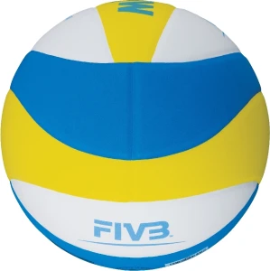 Мяч для пляжного волейбола Mikasa YOUTH BEACH VOLLEYBALL бело-желто-голубой Размер 5 SBV