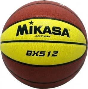Баскетбольний м'яч Mikasa BX512 коричнево-жовтий Розмір 5 BX512-5
