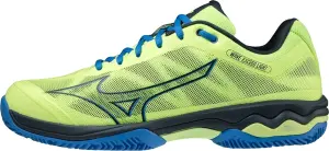 Кросівки тенісні Mizuno WAVE EXCEED LIGHT PADEL лимонно-сині 61GB2222-45