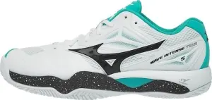 Кросівки тенісні Mizuno WAVE INTENSE TOUR 5 CC біло-бірюзово-чорні 61GC1900-35