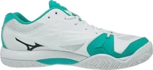 Кросівки тенісні Mizuno WAVE INTENSE TOUR 5 CC біло-бірюзово-чорні 61GC1900-35