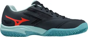 Кросівки тенісні дитячі Mizuno EXCEED STAR JR CC чорно-бірюзово-червоні 61GC2255-12