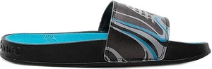 Шльопанці New Balance 200 чорно-блакитно-сірі SMF200BL