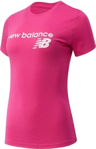 Футболка жіноча New Balance Classic Core Stacked рожева WT03805EPK