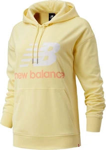 Толстовка женская New Balance Ess Stacked Logo Ovrzd желтая WT03547LHZ