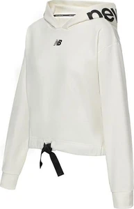 Толстовка женская New Balance Relentless Perf Fleece белая WT13175SST