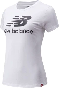 Жіноча футболка New Balance Ess Stacked Logo біла WT91546WK