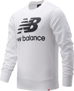 Свитшот New Balance Ess Stacked Logo белый MT03560WT