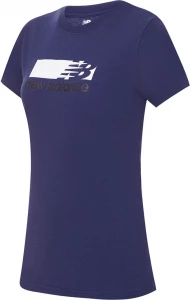 Футболка женская New Balance Sport Graphic синяя WT13800PGM
