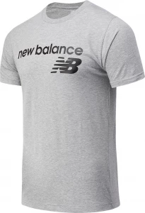 Футболка New Balance Classic Core Logo серая MT03905AG