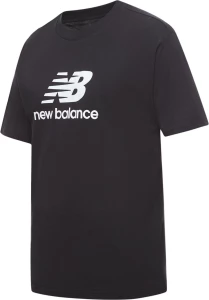 Футболка New Balance ESSENTIALS STACKED LOGO черная MT31541BK