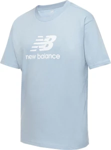 Футболка New Balance ESSENTIALS STACKED LOGO голубая MT31541LAY