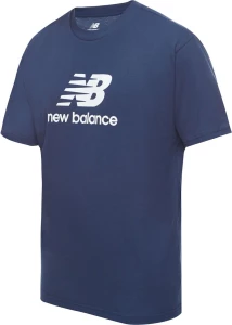 Футболка New Balance ESSENTIALS STACKED LOGO синяя MT31541NNY