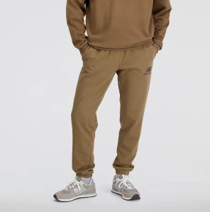 Спортивні штани New Balance ESSENTIALS STACKED LOGO коричневі MP31539DHE