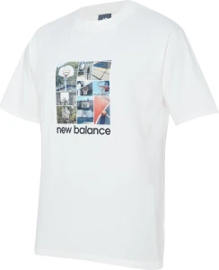 Футболка New Balance HOOPS GRAPHIC біла MT41598SST