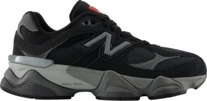 Кроссовки подростковые New Balance 9060 черно-темно-серые GC9060BK