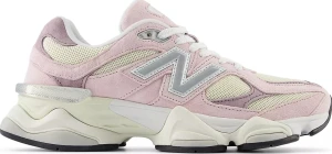 Кроссовки женские New Balance 9060 розово-желто-серые U9060LBC