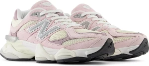 Кроссовки женские New Balance 9060 розово-желто-серые U9060LBC