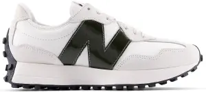 Кроссовки женские New Balance 327 бело-молочно-темно-оливковые WS327JWA