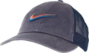 Бейсболка Nike NSW H86 SWOOSH TRKR CAP темно-синяя DC4022-451