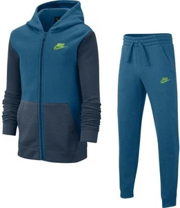 Спортивний костюм підлітковий Nike B NSW CORE BF TRK SUIT синьо-темно-синій BV3634-301