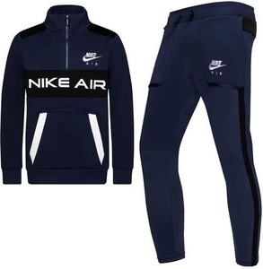 Спортивний костюм підлітковий Nike NSW AIR TRACKSUIT темно-синьо-чорний DA1410-410