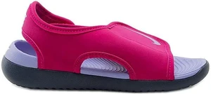 Сандалі підліткові Nike SUNRAY ADJUST 5 V2 (GS/PS) рожево-блакитно-чорні DB9562-600