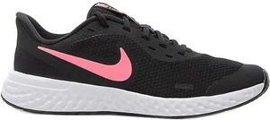 Кросівки підліткові Nike REVOLUTION 5 (GS) чорно-рожеві BQ5671-002