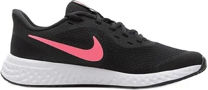 Кросівки підліткові Nike REVOLUTION 5 (GS) чорно-рожеві BQ5671-002