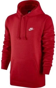 Толстовка Nike Sportswear Mens Hoodie PO Fleece Club червона 804346-657