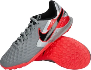 Сороконіжки (шиповки) дитячі Nike TIEMPO LEGEND 8 ACADEMY TF сіро-червоні AT5736-906
