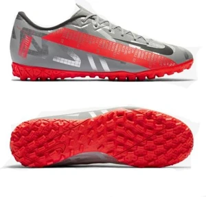 Сороконожки (шиповки) детские Nike MERCURIAL VAPOR 13 ACADEMY TF серо-красные AT8145-906