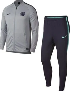 Спортивный костюм Nike Barcelona Tracksuit Dry Squad Knit серо-темно-синий 894341-015