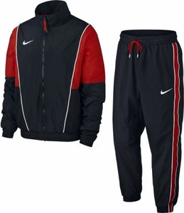 Спортивний костюм Nike Track Suit Throwback чорно-червоний AR4083-010