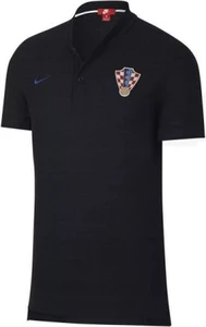 Поло Nike Croatia Authentic Grand Slam черное 891773-010