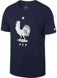 Футболка Nike France Tee Evergreen Crest синяя 908373-451