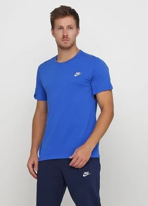 Футболка Nike Sportswear Tee Club Embroidered FTRA синяя 827021-463