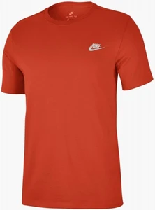 Футболка Nike Sportswear Tee Club Embroidered FTRA помаранчева 827021-891