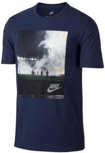 Футболка Nike M NSW TEE CNCPT BLUE 5 синяя 891903-429