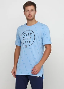Футболка Nike Manchester City FC Mens Tee Squad синяя 913405-488
