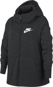 Толстовка подростковая Nike G NSW Hoodie FZ PE черная 939459-010